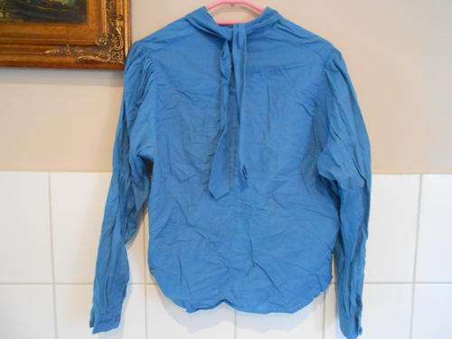 Vintage Blue Top (Small) 100% Cotton